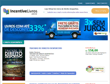 Tablet Screenshot of direitodesportivolivros.com.br